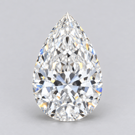 6 carat Pear shape lab grown diamond