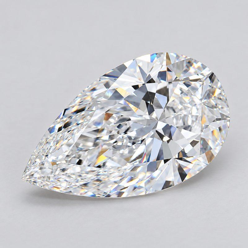 8 carat Pear shape lab grown diamond Dubai
