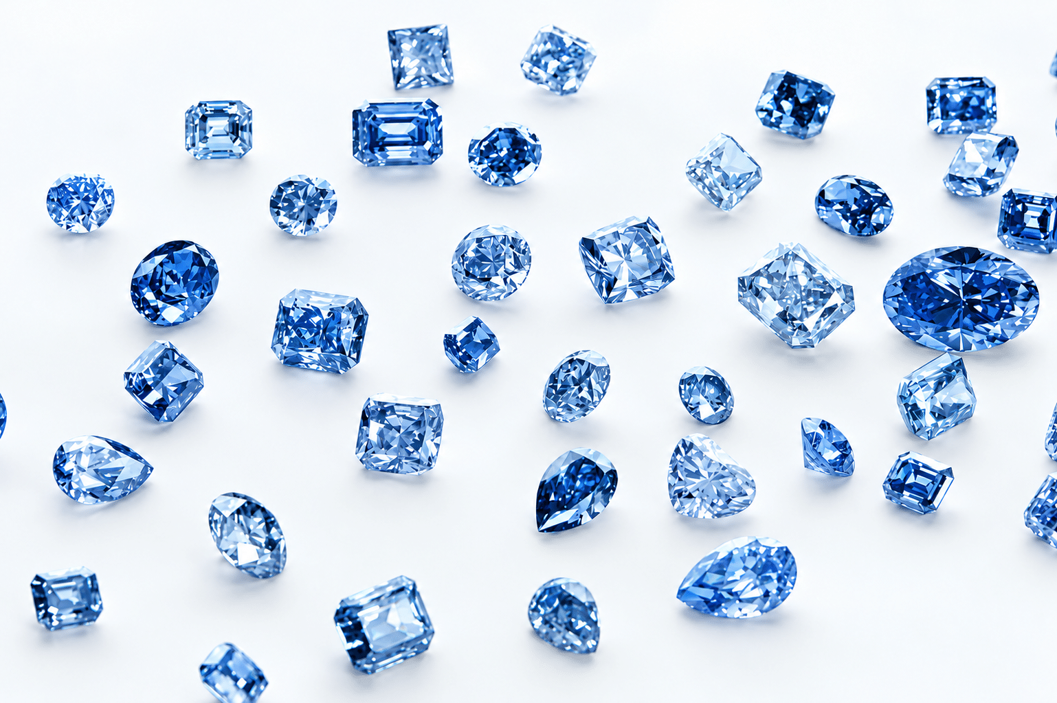 Blue Lab Grown Diamonds