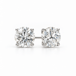 Lab grown diamond stud earrings Gold Souk Dubai
