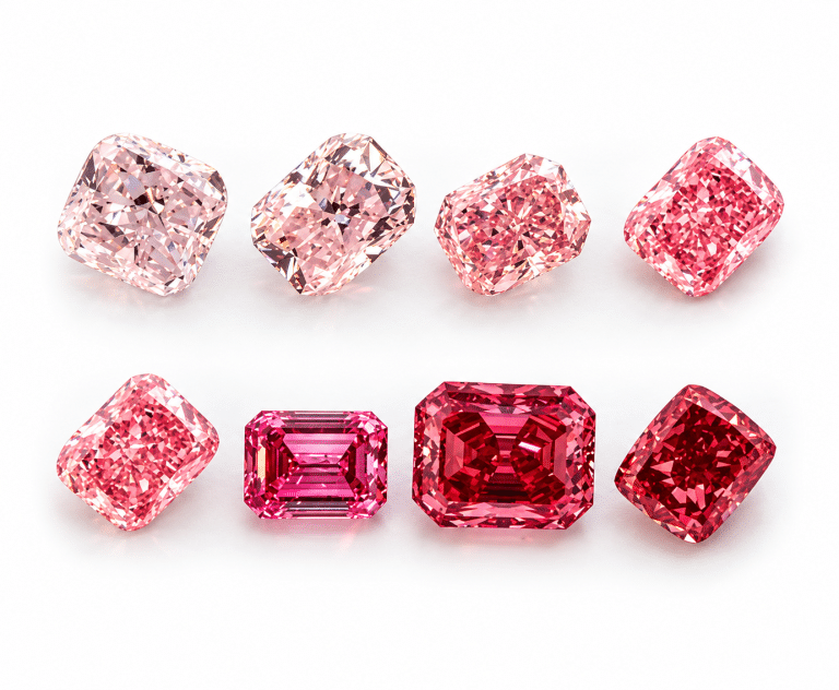 Pink Lab Grown Diamonds in Dubai Gold Souk
